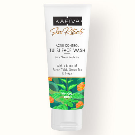 Buy Kapiva Skin Rituals Tulsi Anti-Acne Face Wash - 100 ml-Purplle
