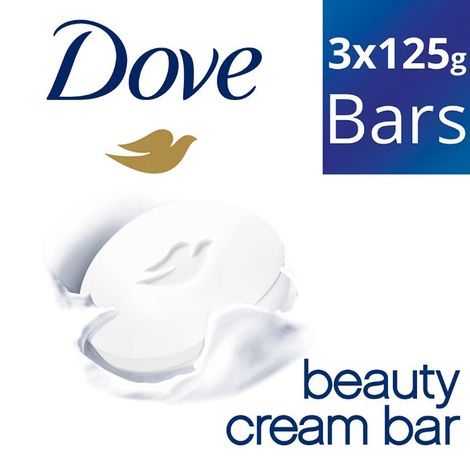 Buy Dove Cream Bathing Bar - Soft, Smooth, Glowing Skin, 3x125 g-Purplle