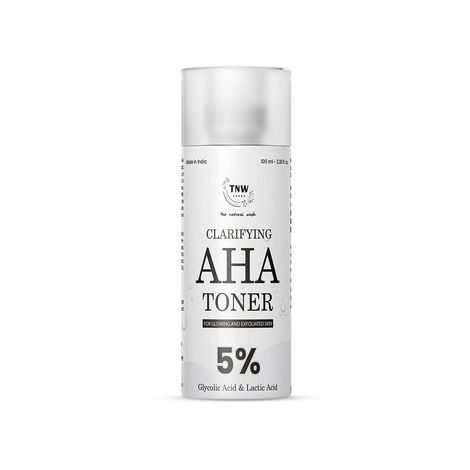 Buy TNW -The Natural Wash clarifying AHA Toner 100ml with 5% Glycolic Acid and Lactic Acid | For skin brightening | Gently exfoliates dead skin-Purplle