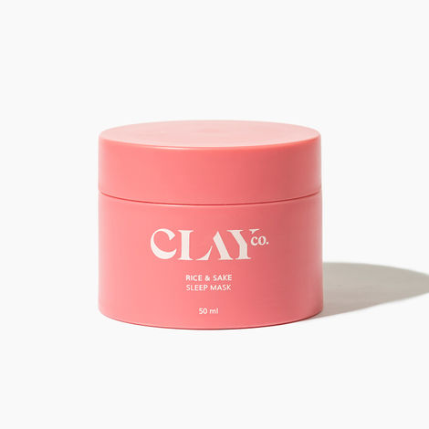 Buy ClayCo Rice & Sake Mask with Vitamin C for Brightening & Overnight Hydration 50 ml-Purplle