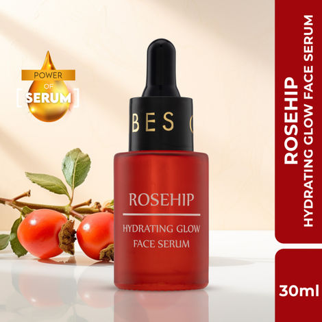 Buy Good Vibes Rosehip Hydrating Glow Face Serum | Light, Non-Sticky, Brightening | With Vitamin E (30 ml)-Purplle