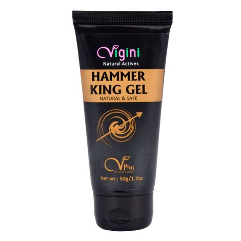Buy Vigini 100% Natural Actives Hammer King Sexual Lube Lubricants for Men Long Time Effective Lubricating Lubrication Water Based Titan Massage Gel Jelly Cream - 50 gm-Purplle