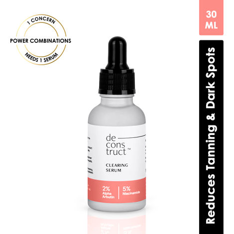 Buy Deconstruct Clearing Serum- 2% Alpha Arbutin + 5% Niacinamide (30 ml)-Purplle