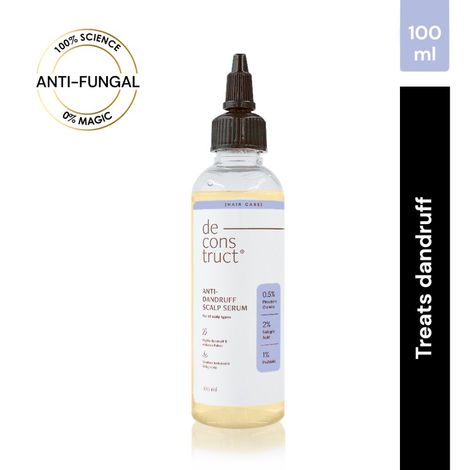 Buy Deconstruct Anti-Dandruff Scalp Serum - 0.5% Piroctone Olamine + 2% Salicylic Acid + 1% Prebiotic (100 ml)-Purplle