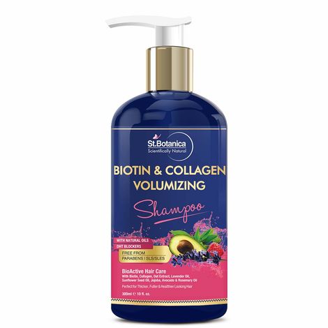 Buy St.Botanica Biotin & Collagen Volumizing Shampoo (300 ml)-Purplle