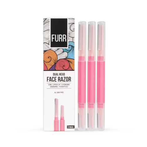 Buy FURR Dual Head Face Razor - 3N-Purplle