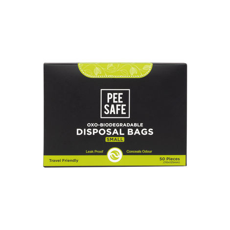 Buy Pee Safe Oxo Biodegradable Disposal Bags - 50 bags (Small)-Purplle