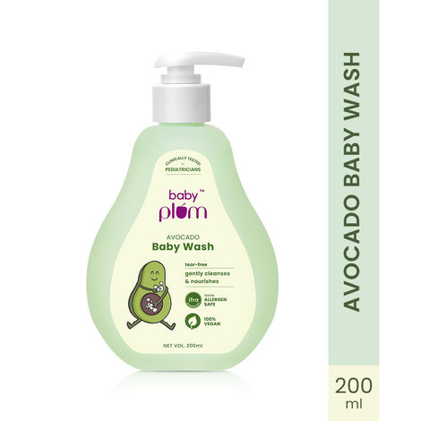 Buy Baby Plum Avocado Baby Wash 200 ml-Purplle