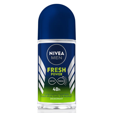 Buy Nivea Men Fresh Power Roll On (50 ml)-Purplle