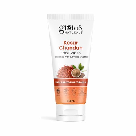 Buy Globus Naturals Kesar Chandan Face Wash 75gm-Purplle