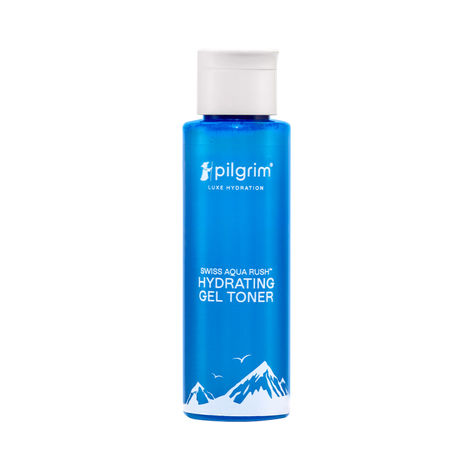 Buy Pilgrim Swiss Aqua Rush Hydrating Gel Toner 100ml | Deeply Hydrates, Boost Moisture, Calms Tired Skin | Toner for glowing skin | For long lasting hydration plump & Healthy Skin 100 ml-Purplle