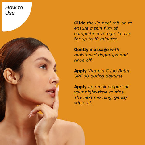 can you put vitamin c on lips Pilgrim Vitamin C Lip Lightening Kit for dark lips with Australian Kakadu  Plum & Lime Pearl 24 ml