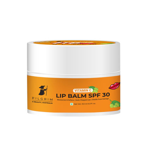 Buy Pilgrim Vitamin C Lip Balm SPF 30 with Australian Kakadu Plum & Shea Butter 9 ml-Purplle