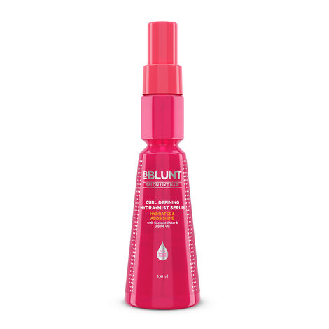Buy BBLUNT Curl Defining Hydra-Mist Serum with Jojoba Oil and Coconut Water for Nourished Curls-150 ml-Purplle