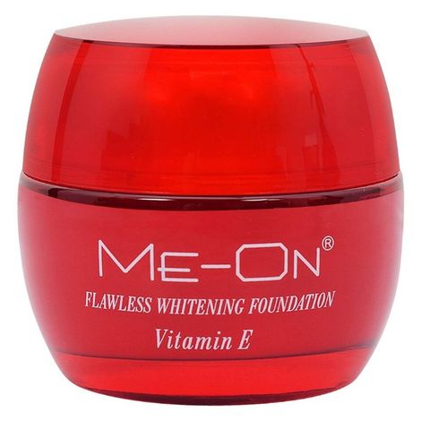 Buy MeOn Flawless Whitening Foundation Cream Vitamin E (50 g)-Purplle