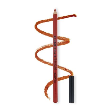 Buy Makeup Revolution Relove Coloured Kohl Eyeliner Orange (1.2 gm)-Purplle