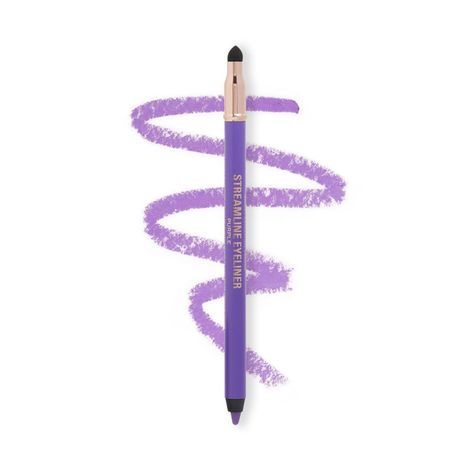 Buy Makeup Revolution Streamline Waterline Eyeliner Pencil Purple (1.3 gm)-Purplle