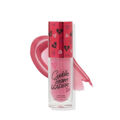 Buy Makeup Revolution X Fortnite Cuddle Team Leader Pink Shimmer Lip Gloss (5 ml)-Purplle