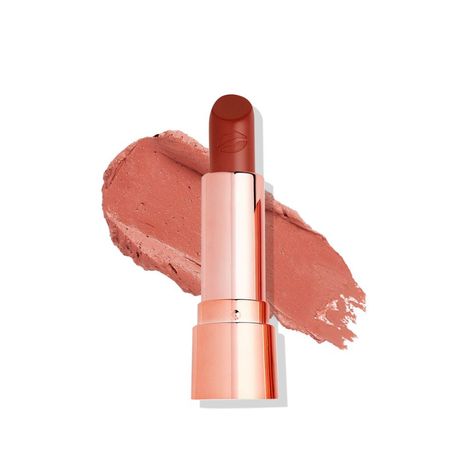 Buy Makeup Revolution Satin Kiss Lipstick Chauffeur Nude (3.5 g)-Purplle