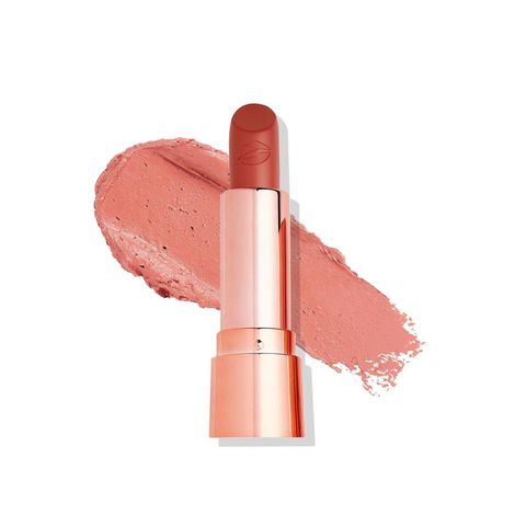 Buy Makeup Revolution Satin Kiss Lipstick Heart Race Peach Nude (3.5 gm)-Purplle