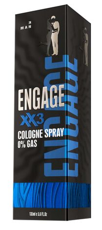 Buy Engage XX3 Cologne No Gas Perfume for Men, Spicy and Woody, Skin Friendly, 135ml-Purplle