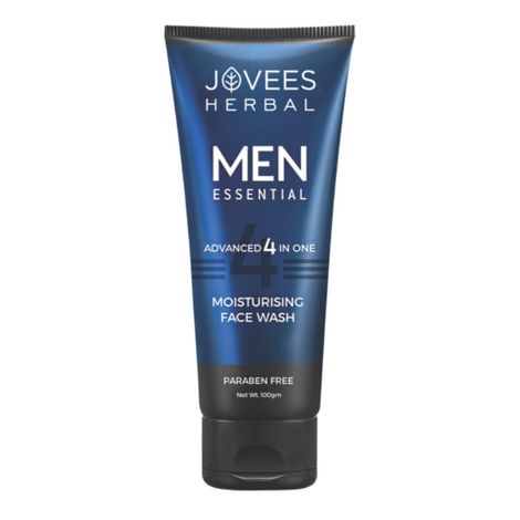 Buy Jovees Herbal Men Essential Advanced 4 in 1 Moisturising Facewash  100 GM (Pack of 1)-Purplle