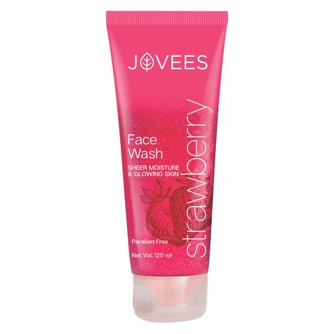 Buy Jovees Herbal Strawberry Face Wash For Women/Men | For Dry Skin | Deep Moisturising and Glowing Skin | Paraben & Alcohol Free | 120 ML (Pack of 1)-Purplle