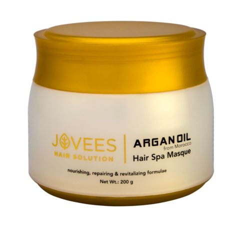 Buy Jovees Herbal Argan Oil Hair Spa Masque | Controls Hairfall and Repairs Damaged Hair | Rich in Moroccon Argan Oil  | For Women/Men | 200GM-Purplle