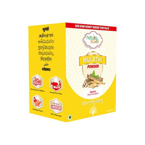 Buy Nature Sure Mulethi Powder 100g with Raw Honey 50g - 1 Pack-Purplle