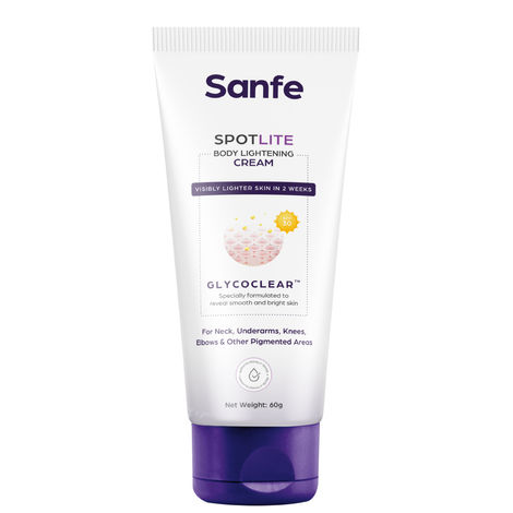 Buy Sanfe spotlite Cream For Dark Neck, Joints & Skinfolds| Lactic Acid, Retinol -Purplle
