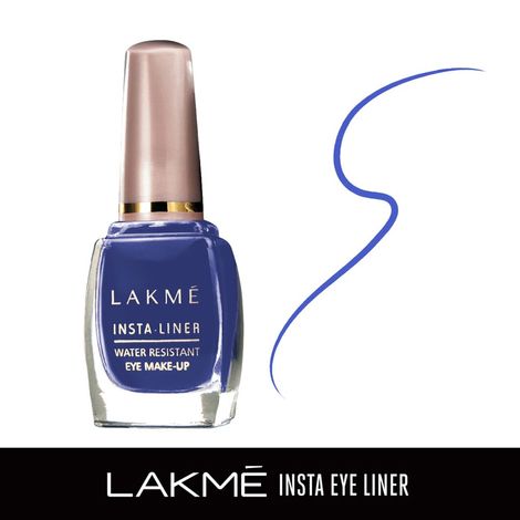 Buy Lakme Insta Eye Liner - Blue (9 ml)-Purplle