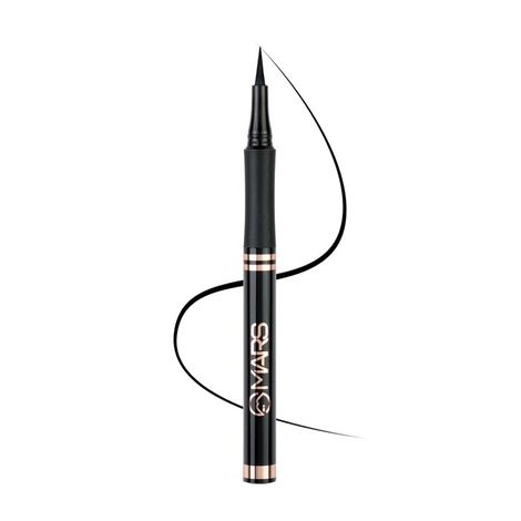 Buy MARS Smudge Proof Liquid Pen Eyeliner with Ultra Fine Tip | Matte Finish & Waterproof (1.5 gm) (Black)-Purplle