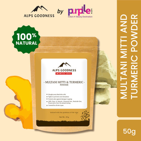 Buy Alps Goodness Multani Mitti & Turmeric Powder (50 gm)-Purplle