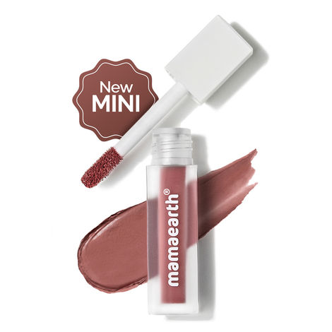 Buy Mamaearth Feather Light Liquid Matte Lipstick -02 Nude Punch 1.2 ml-Purplle