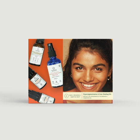 Buy Juicy Chemistry Hyperpigmentation & Scar Healing kit Combo of 4-Purplle