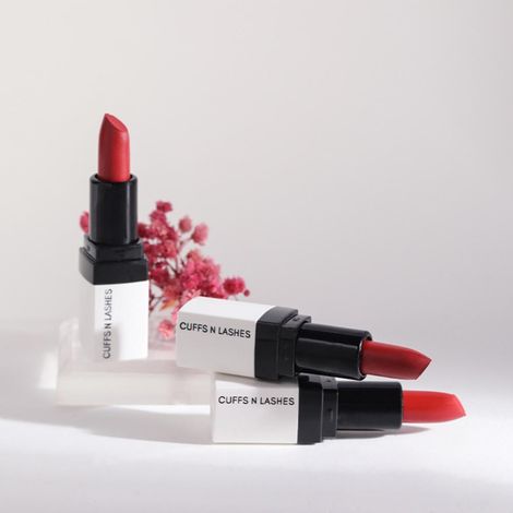 Buy Cuffs N Lashes Doodle Lips Set of 3 Lipsticks I Scribble Red, Crayon Crimson, Scribble Story I Set 1 (6 gm)-Purplle