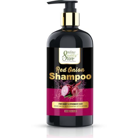 Buy Online Quality Store Red Onion Shampoo 300 ml for Hair Growth and Hair Fall Control |Hair Growth Oil| Reduces hairfall | With Natural Ingredients |Natural shampoo{RedOnion_shampoo_1}-Purplle