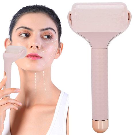 Buy Professional FLBWLES ICE Face Roller/Massager for Cold Therapy to help in Minimize Pores and Reduce Puffiness-Purplle