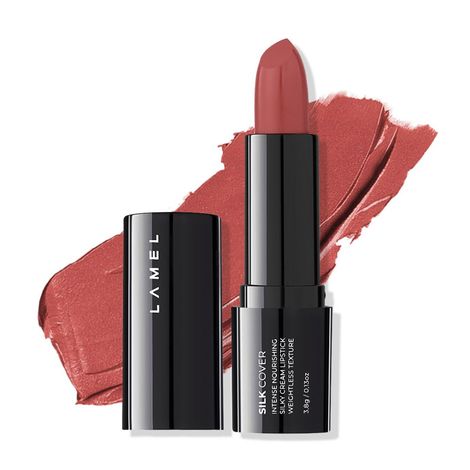 Buy LAMEL Silk Cover Silky Cream Lipstick 403 Soft Coral 3.8 gm-Purplle