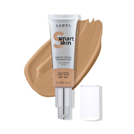Buy LAMEL Smart Skin Serum Tinted Foundation SPF30+ 406 Medium Beige 35 ml-Purplle