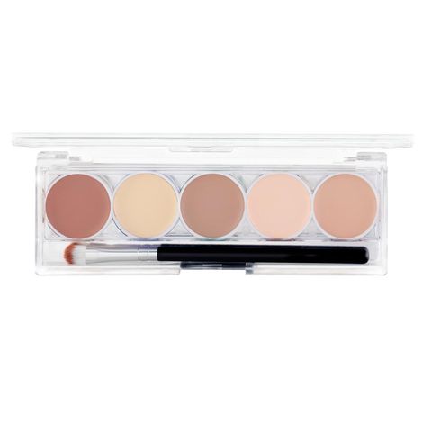 Buy MARS 5 Colour Contour and Concealer Kit with Brush | Creamy Matte Finish & Up to 24-Hours Waterproof Formula | Easy to Blend (16 gm) (Shade-1)-Purplle