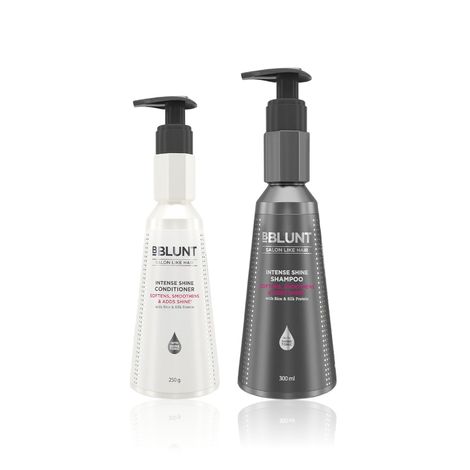 Buy BBLUNT Smooth & Shiny Hair Combo (Shampoo + Conditioner) Combo of 2-Purplle