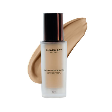 Buy Charmacy Milano Matte Foundation 08 - Perfect Canvas for Your Make-Up Buildable Coverage, Instant Hydrating, Light Weight, Suitable for All Skin Types, 24-Hour Wear, Seamless Blend, Flawless Finish-Purplle