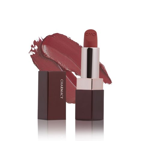 Buy Charmacy Milano Soft Satin Matte Lipstick (Jelly Bean) - 3.8g, High Coverage, Single Stoke, Hydrating on Lips, Matte In Texture, Glides Smoothly, Vibrant Colors, Non Toxic, Vegan, 3.8 gm-Purplle