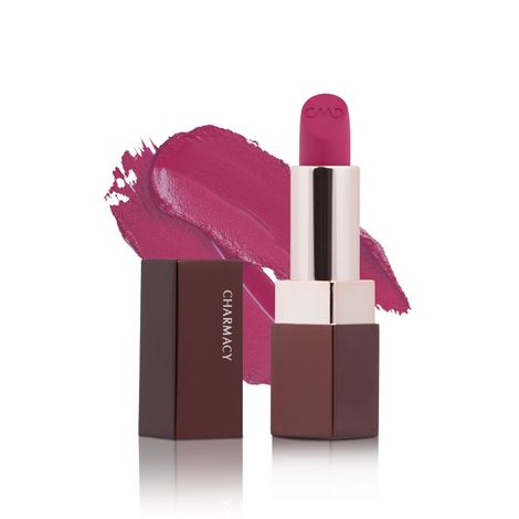 Buy Charmacy Milano Soft Satin Matte Lipstick (Winter Sky) - 3.8g, High Coverage, Single Stoke, Hydrating on Lips, Matte In Texture, Glides Smoothly, Vibrant Colors, Non Toxic, Vegan, 3.8 gm-Purplle