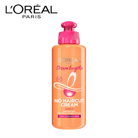 Buy L'Oreal Paris Dream Lengths No Haircut Cream 200 ml Leave -A In Seals Split - Ends, Strengthens lengths and tips-Purplle