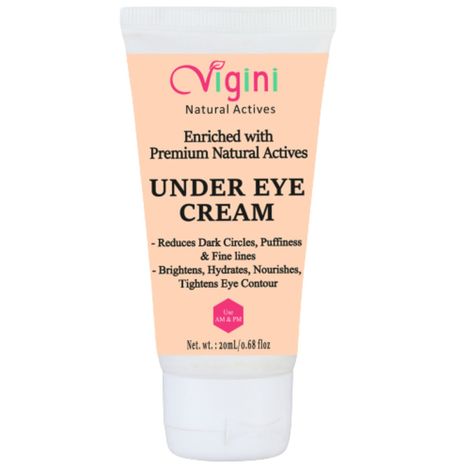 Buy Vigini Under Eye Lift Gel Cream Bye Bye Dark Circle Remove Wrinkles Purffiness Anti-Ageing Recovery Puffy Eyes Pigmentation Fine lines Removal Men Women Roller Roll On Eyes Juveneye,Retinol,Hyaluronic Acid,Alpha Arbutin,Vitamin C Serum Coffee 20 g-Purplle