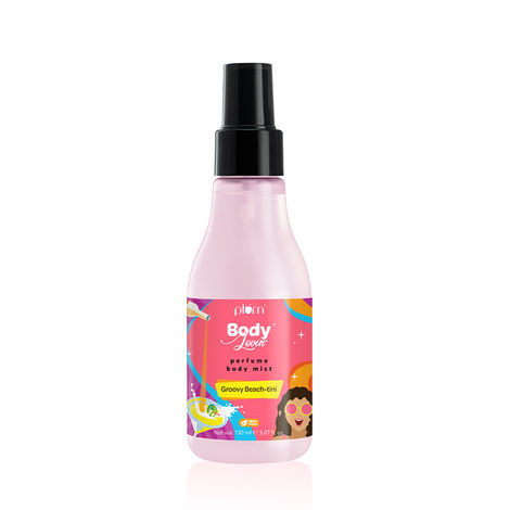 Buy Plum BodyLovin' Groovy Beach- Tini Body Mist | Long Lasting Floral-Fruity Fragrance For Women With Red Berries, Black Currant & Lemon | High On Fun | Travel-Friendly Perfume Body Spray 150 ml-Purplle