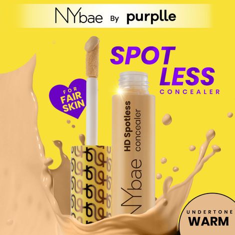 Buy NY Bae HD Spotless Concealer - Creamy Beige 03 (11 gm) | Lightweight Foundation | Contour | Glowing Korean Skin | Medium Coverage | Matte Finish-Purplle