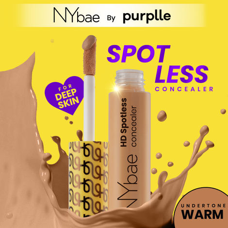Buy NY Bae HD Spotless Concealer - Cool Tan 08 (11 gm) | Lightweight Foundation | Contour | Glowing Korean Skin | Medium Coverage | Matte Finish-Purplle